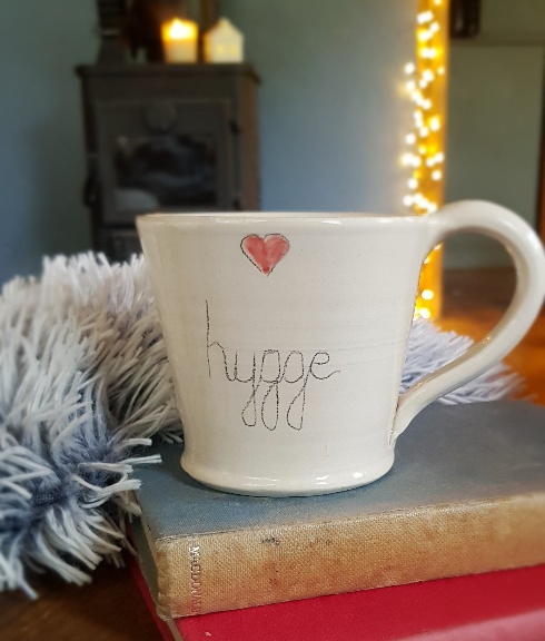 hand made artisan stoneware hygge mug gift