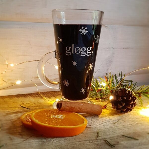 Handmade mulled wine/gløgg glass Scandinavian boutique Hygge Style.co.uk