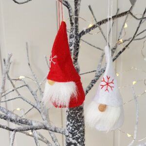Pine cone girl elf/nisse/pixie Nordic Christmas tree decoration Gisela Graham 