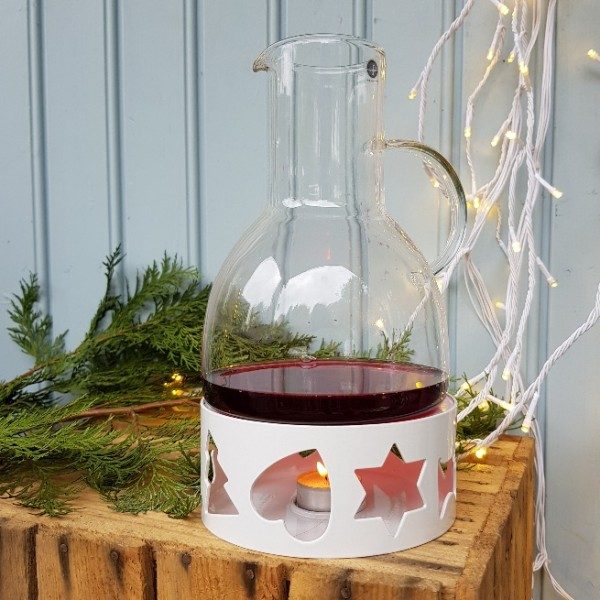 sagaform mulled wine warmer carafe tealight glogg