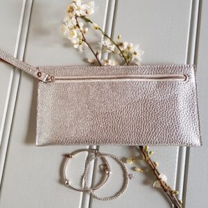 "Vemmetofte" silver coin purse with wrist strap