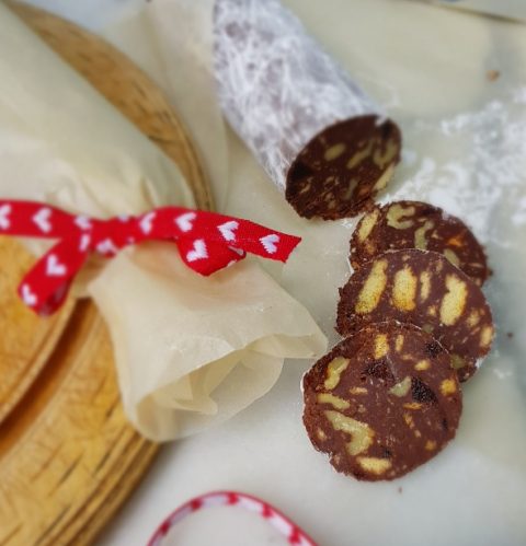 chocolate salami edible xmas gift