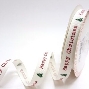 "Happy Christmas" ribbon
