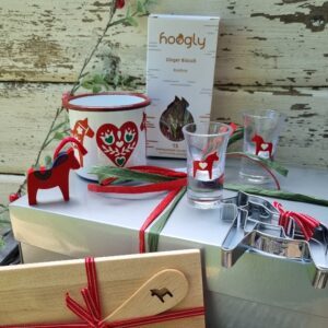 "Dalarna" dala horse hygge gift box