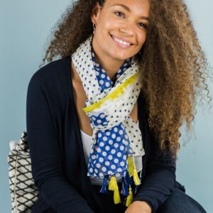 tasssel-blue-yellow-spot-scarf-300x300 Shop our products