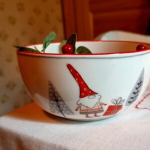 "Nordic Christmas" 14cm porcelain bowl