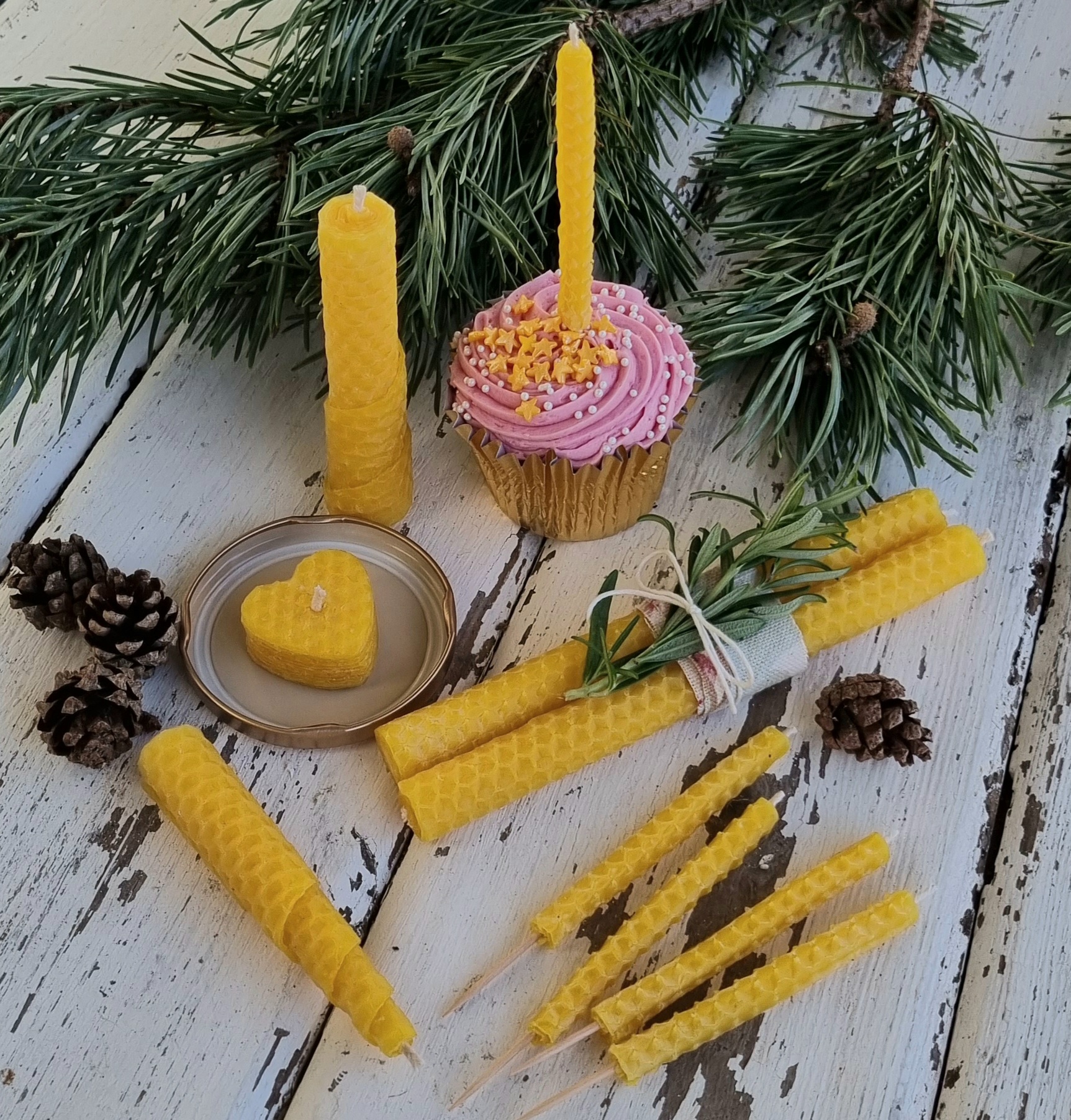 crafting with beeswax rolled candles sustainable
