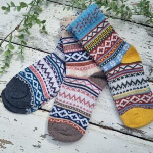 Cosy Nordic socks for women