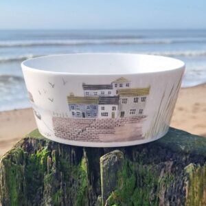 Coastal shoreline "harbour" cereal bowl by Gisela Graham