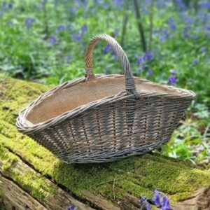Antique wash willow foraging/harvest basket