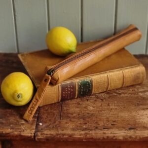 Whisky Hee XL leather pencil case by Muud Living Denmark
