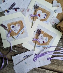 diy-wildflower-seed-paper-259x300 Let's talk about how to harvest and dry lavender for crafts!