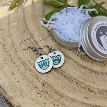 hygge-scandi-earrings-mustard-turquoise-meadow-flowers-folk-art-single-drops-350x350 Wholesale wooden jewellery
