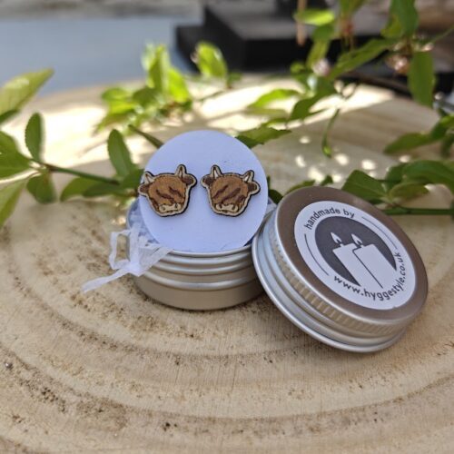 hygge-scandi-earrings-wooden-highland-cow-studs-500x500 Wholesale wooden jewellery