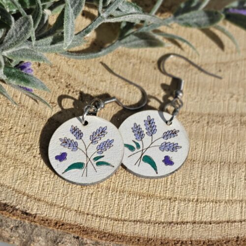 hygge-style-sustainable-wooden-scandi-earrings-lavender-flowers-meadow-500x500 Wholesale wooden jewellery