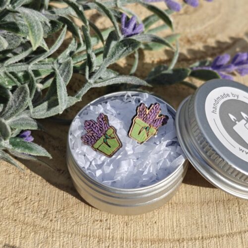 hygge-style-sustainable-wooden-scandi-earrings-lavender-flowers-plant-pot-500x500 Wholesale wooden jewellery
