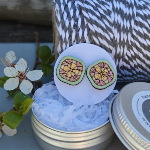 hyggestyle-handmade-scandi-wooden-earrings-crochet-granny-square-pistachio-pink-500x500 Wholesale wooden jewellery