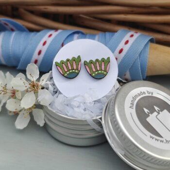 scandi-nordic-handpainted-birch-statement-earrings-hygge-folk-art-tulips-sage-350x350 Wholesale wooden jewellery