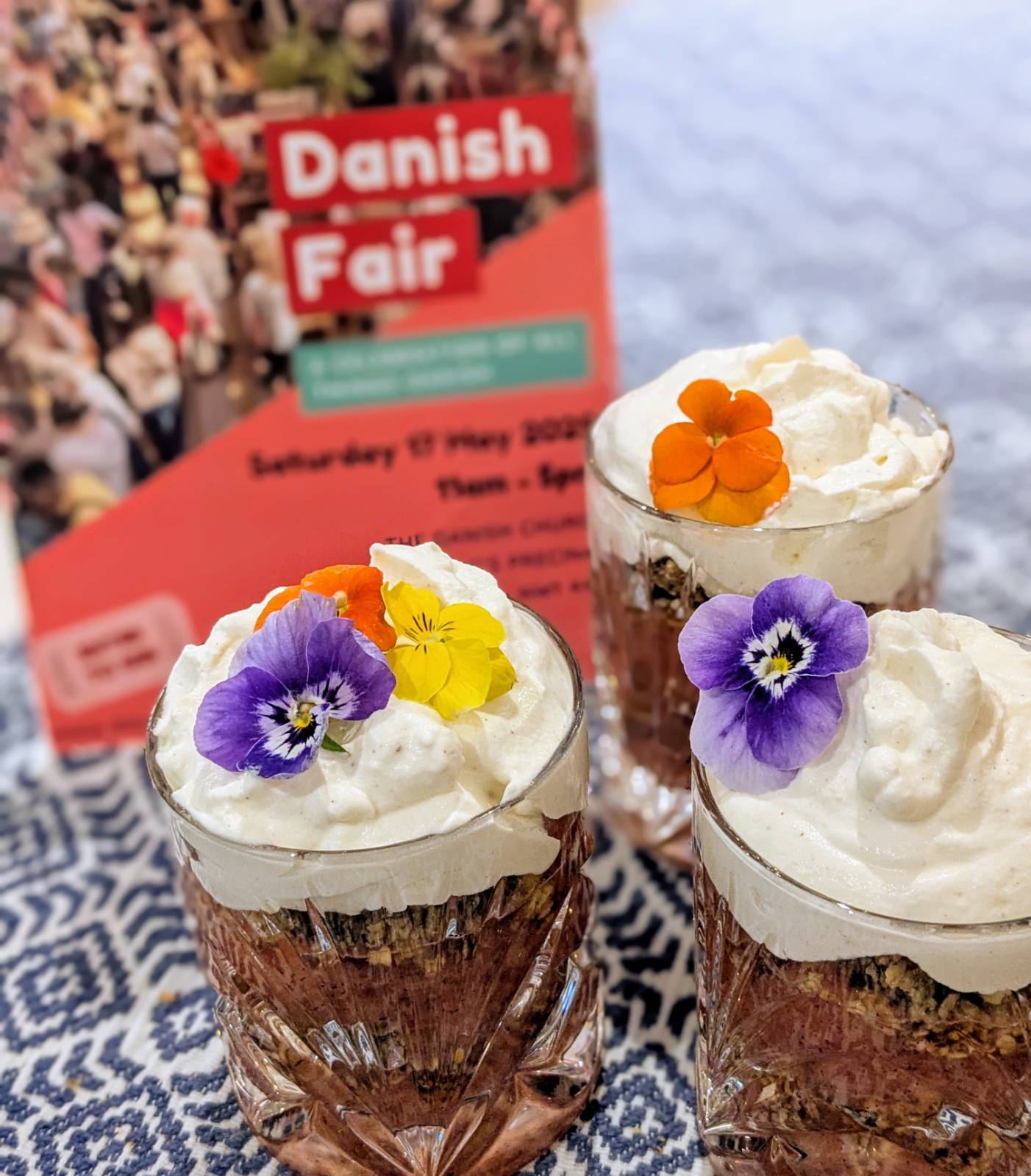 Celebrate Like a Dane at Danish Fair in London – or enjoy a Danish rhubarb trifle at home!