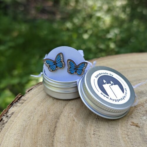 hyggestyle-blue-adonis-sussex-butterfly-earrings-500x500 Wholesale wooden jewellery