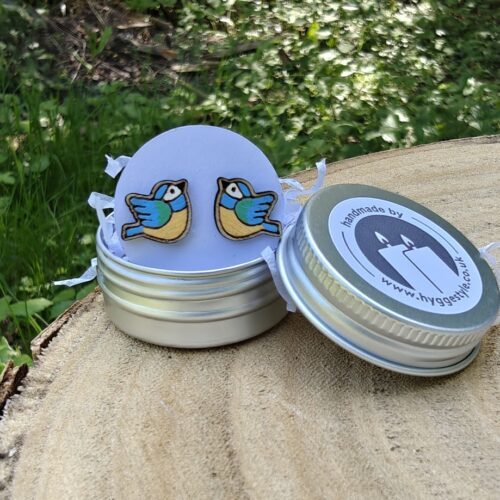 hyggestyle-british-wild-bird-earrings-wooden-bluetits-500x500 Wholesale wooden jewellery
