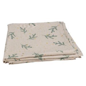 Festive Christmas gold fir sprig table cloth by Gisela Graham