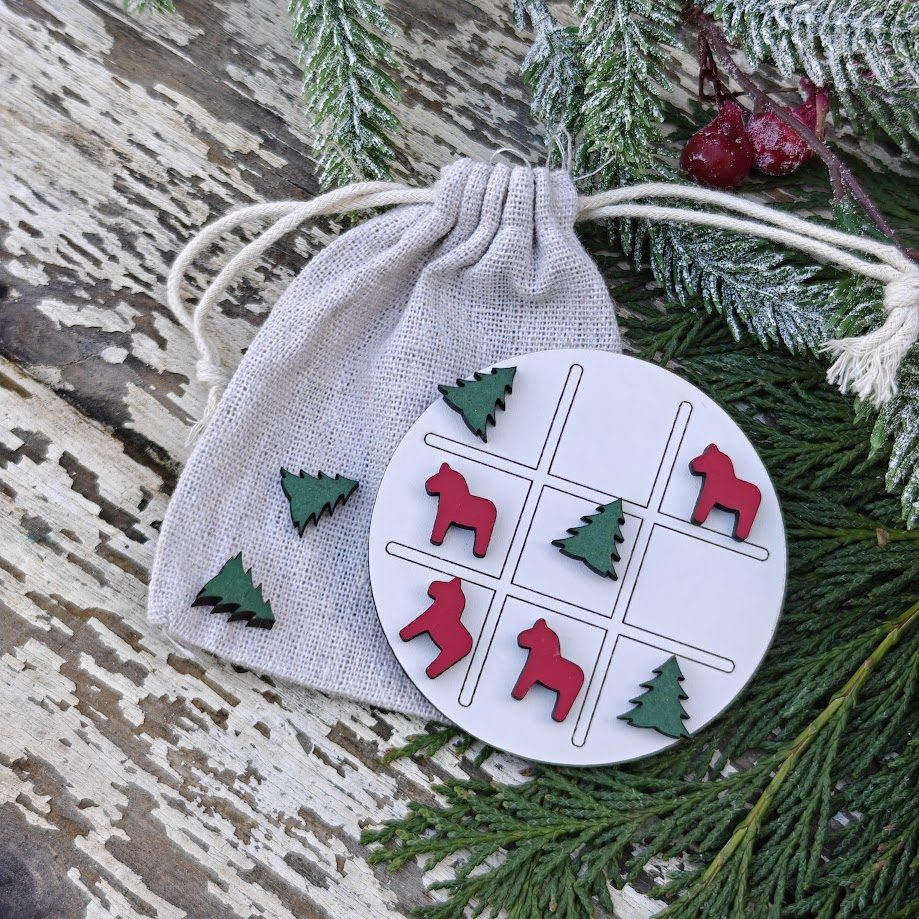 viking tic tac toe hygge game dala horse 3