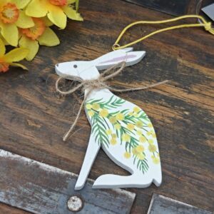 gisela-graham-spring-yellow-mimosa-easter-wooden-hare-ornament-300x300 Home New