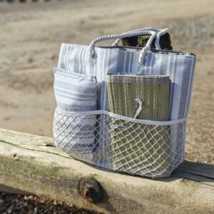 gisela-graham-grey-stripe-beach-bag-mat-cushion-set-1-300x300 Home New