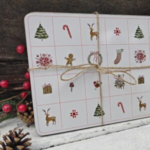 Gisela Graham Nordic Icons Christmas cork placemats set of 4